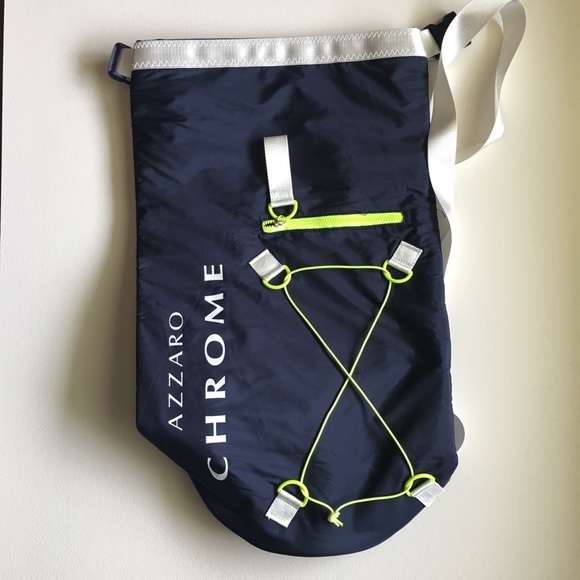 Azzaro Chrome men’s duffle gym travel bag Preowned - Picture 2 of 6